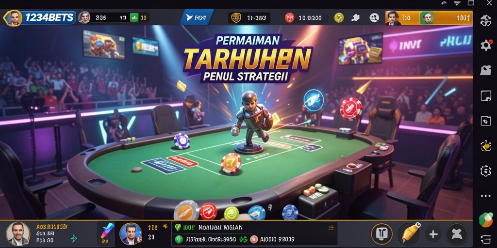 Tampilan gameplay menarik dari 1234BETS dalam aksi taruhan.