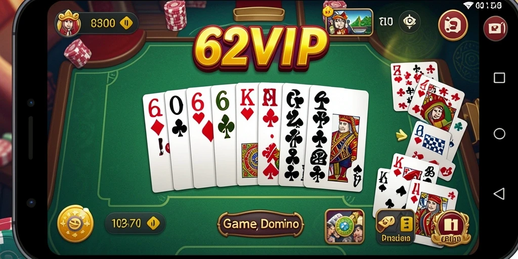 Gameplay seru dalam 62VIP dengan tampilan menarik.