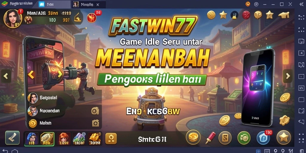 Tampilan gameplay <strong>FASTWIN77</strong> yang seru dan menarik di dunia Idle.