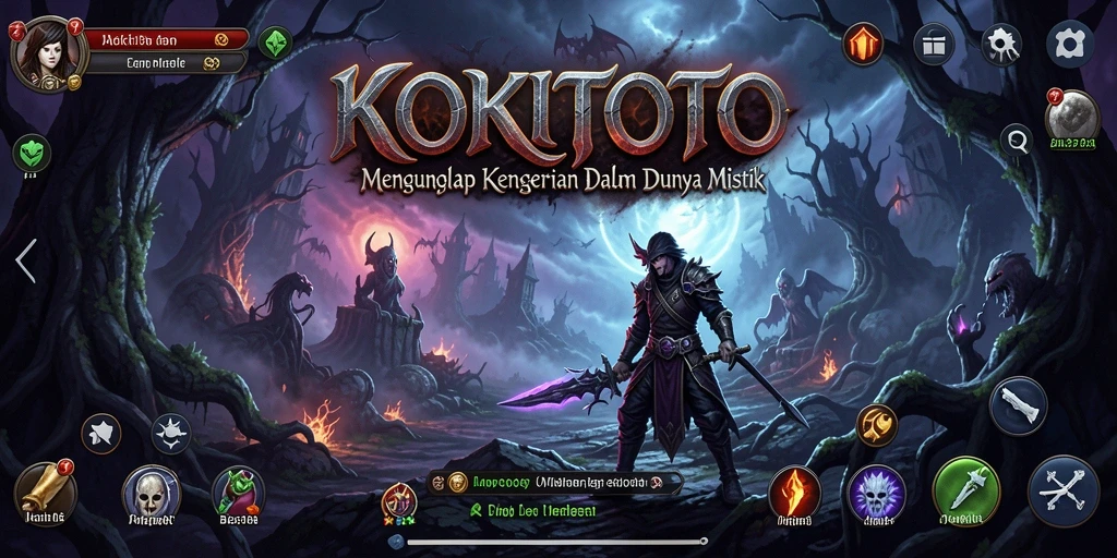 Gameplay mencekam dalam dunia KOKITOTO yang menakutkan.