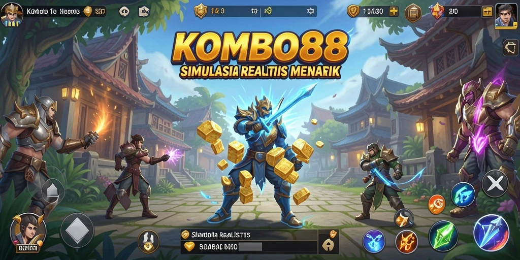 Tampilan gameplay KOMBO88 yang menantang dan menarik.