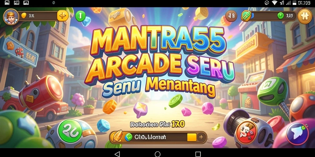 Tampilan menarik dari gameplay seru dalam MANTRA55.