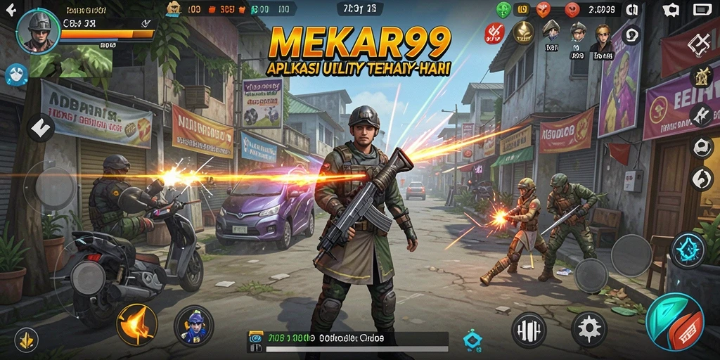 Tampilan antarmuka MEKAR99 yang ramah pengguna untuk aplikasi Utility.