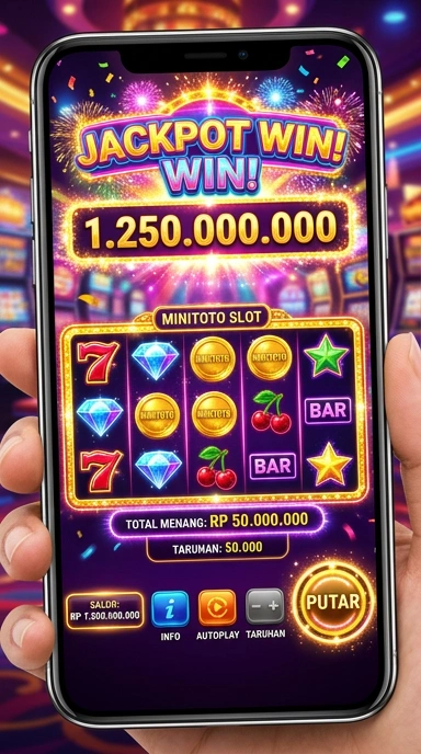 Screenshot fitur terbaru dari aplikasi minitoto.